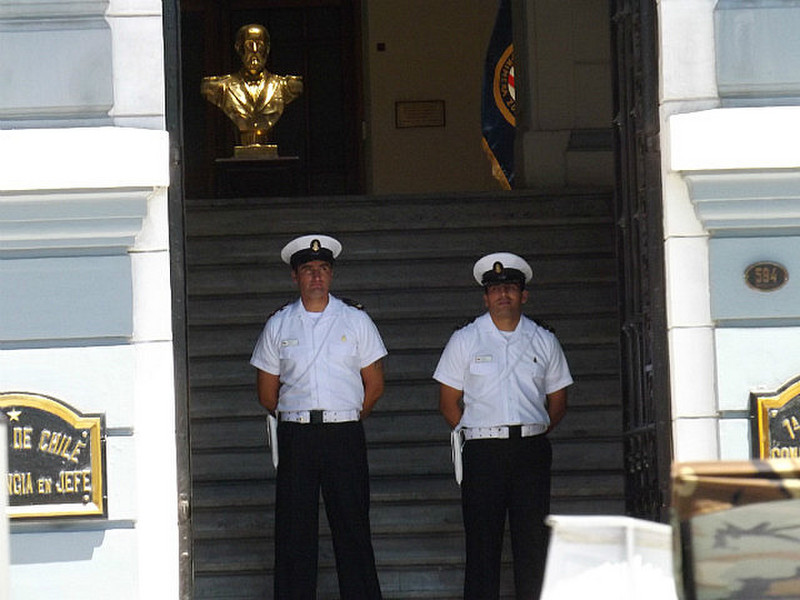 Guarding the Admiralty, Valparaiso