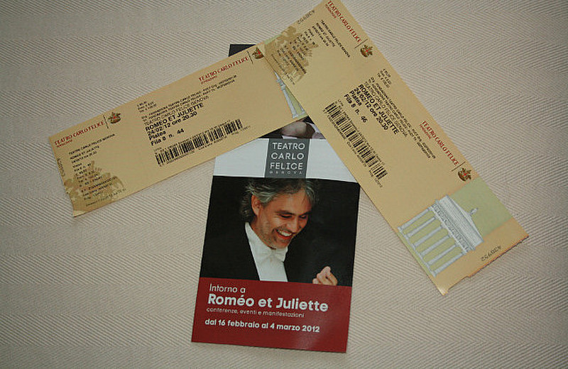 Tickets to Romeo e Juilietta