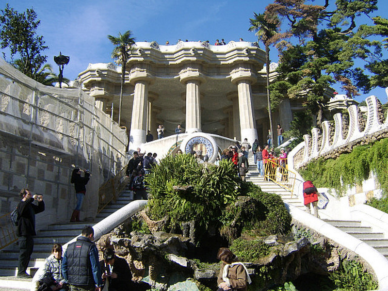 The Parc Guell, Barcelona