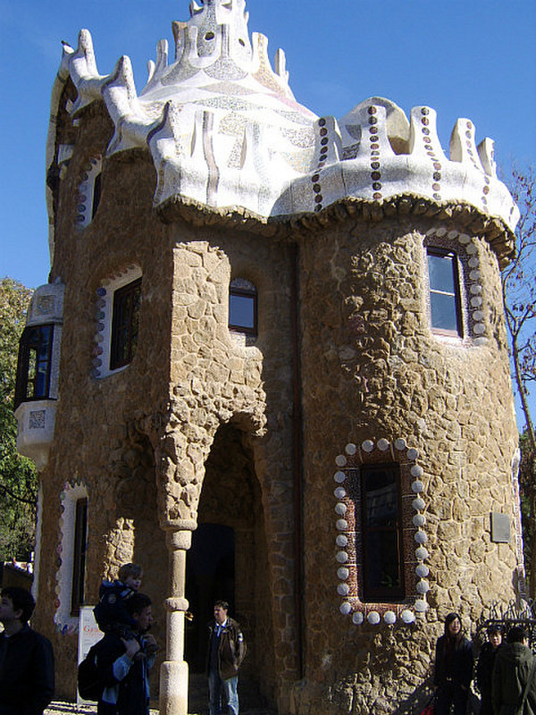 Fairytale building, Parc Guell, Barcelona