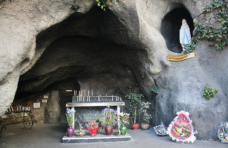 The Grotto at the churche du Lourdes, Casablanca