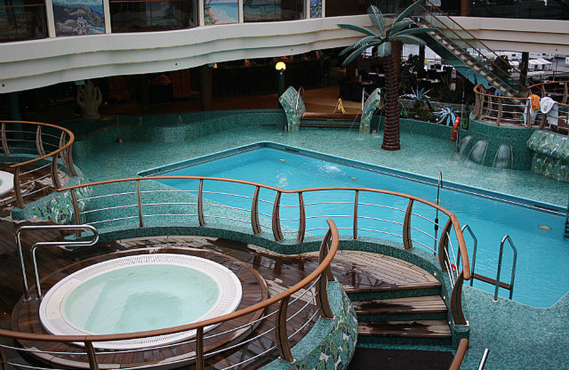 The Main Pool Aboard The Msc Splendida Photo