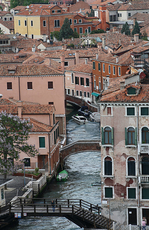 A canal in Venice - a model village