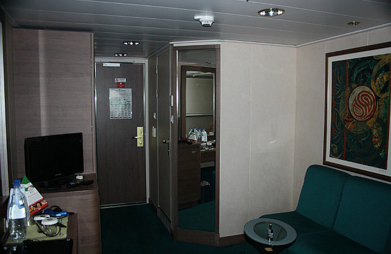 The blogging area, cabin 8140, MSC Magnifica