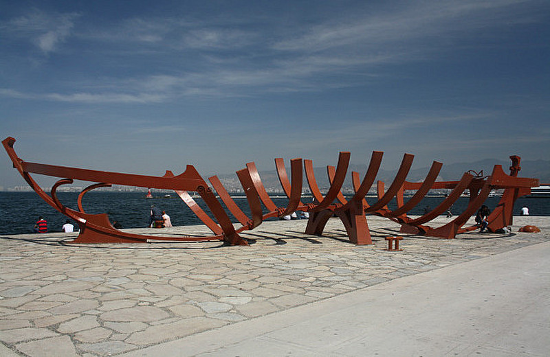 Ship skeleton sculpture thingy, Izmir