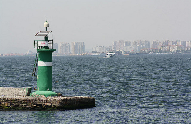 Light house at Commercial harbour, Izmir