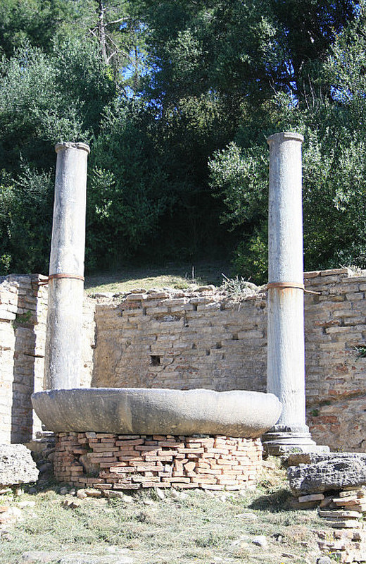 The ancient Olympic torch, Olympia