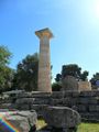 The solitary column in the Temple to Zeus