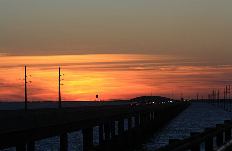 Sunset over the Keys!