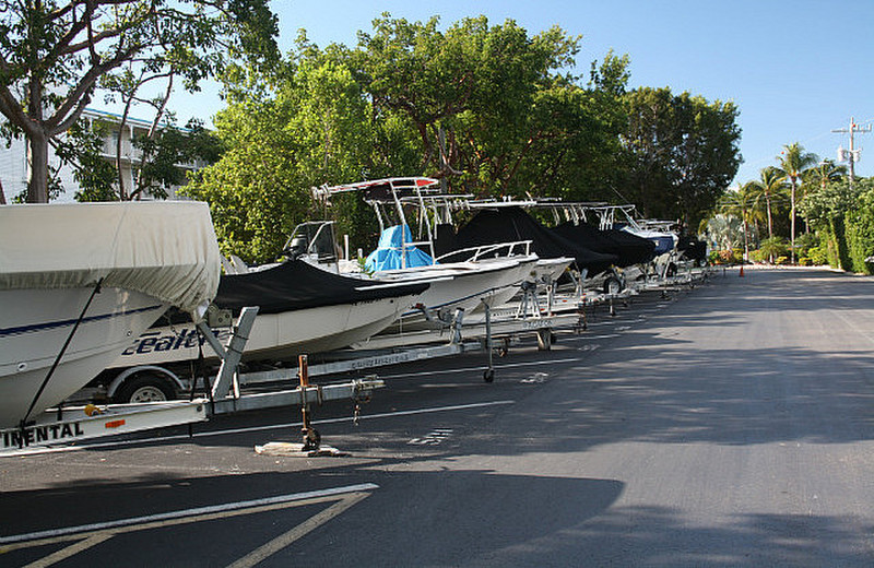 Boats outnumber cars in Ocean Pointe