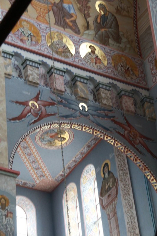 A Fresco inside the Church on the Blood