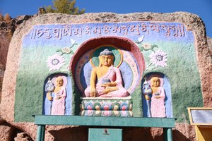 Image of Buddha in Mongolian temple