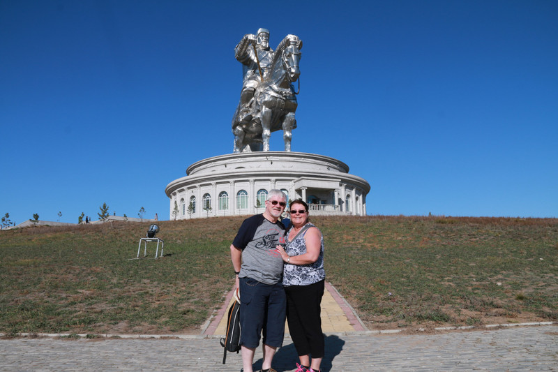 Chris & Roisin at the monument