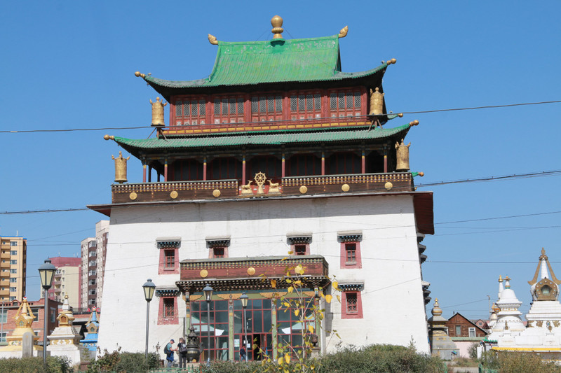 Gandantegchinlen  Temple near the Monastery