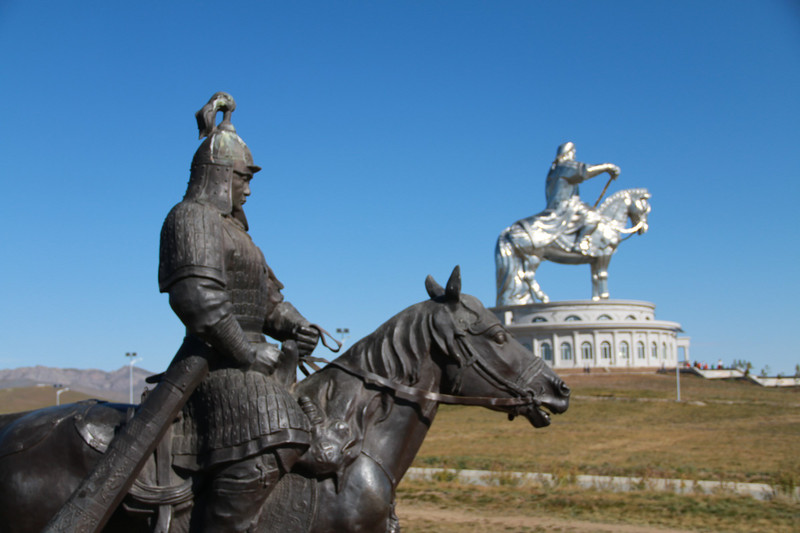 Statue of Mongol warrior