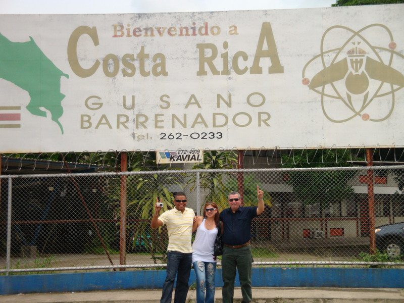 On the border between Panama and Costa Rica