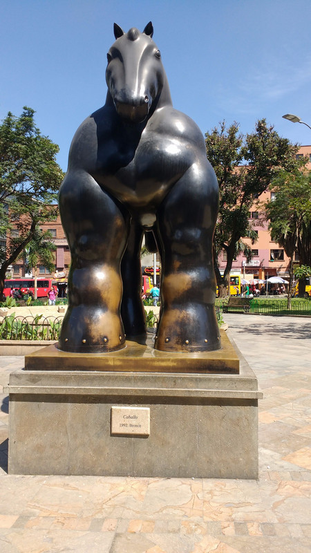 Fernando Botero sculpture