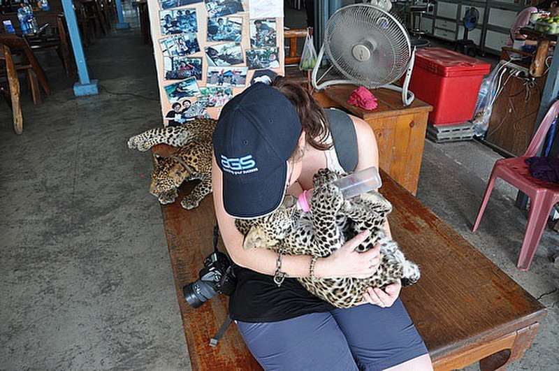 Kisses for Leopard!