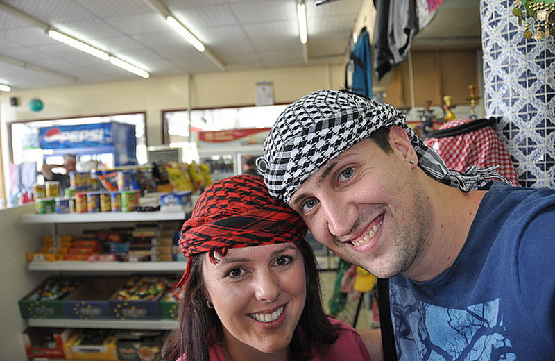 Arab headgear.. or pirates?