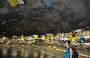 Underground metro cave