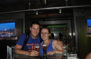 Heineken Bar, nats first beer!