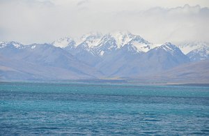Lake Tekapo and Mountains