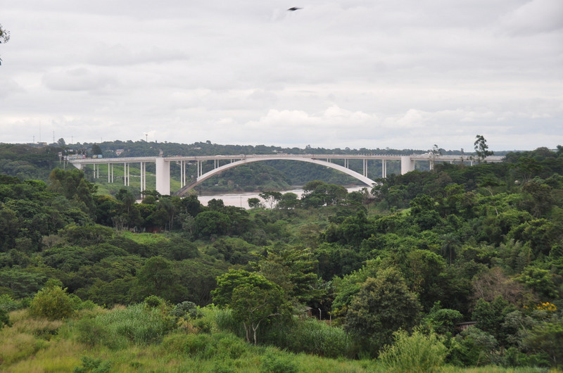 Bridge into Ciudad del Este Paraguay
