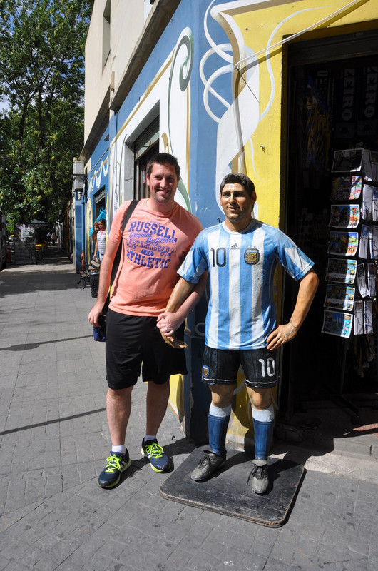 Hanging with Messi