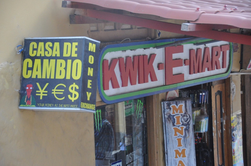 The Kwik E Mart is in Ollantaytambo