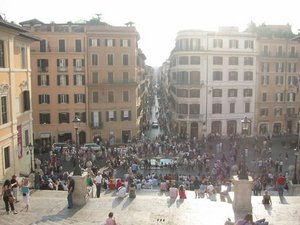 View from the Spanish Steps