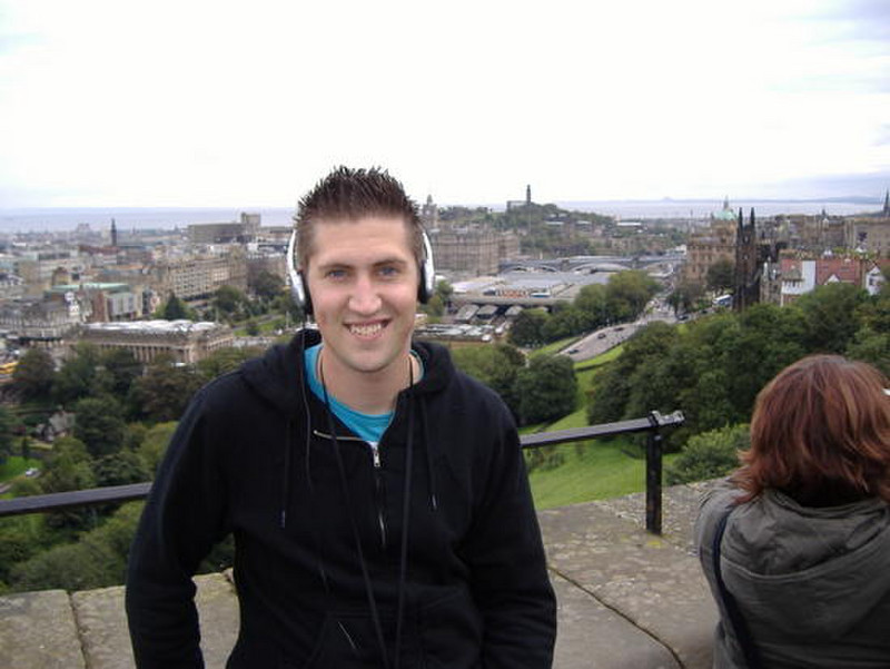 Me on Edinburgh castle
