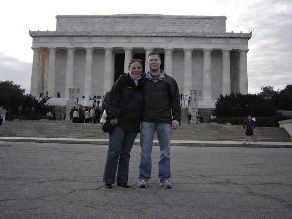 Us in Front the Lincoln Memorial