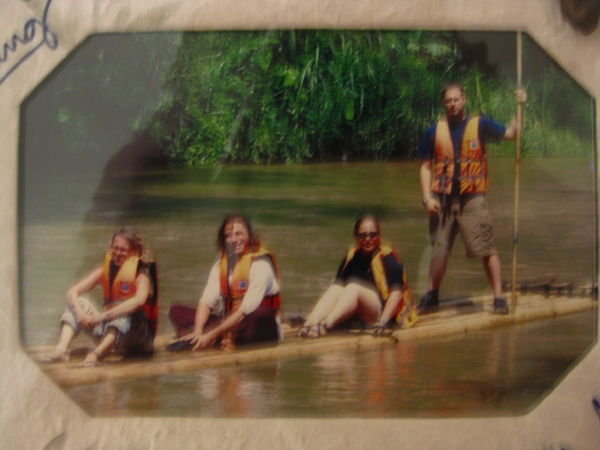 River Rafting - Bamboo Style