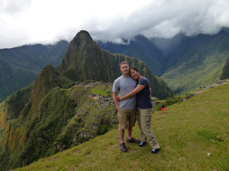 Curtis and Jen at Machu Picchu
