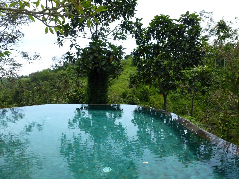 Infinity pool at the resort