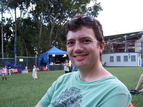 James at the Open Air Cinema