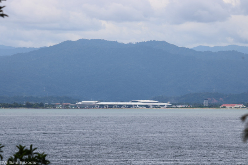 View of KK Airport from Manukan