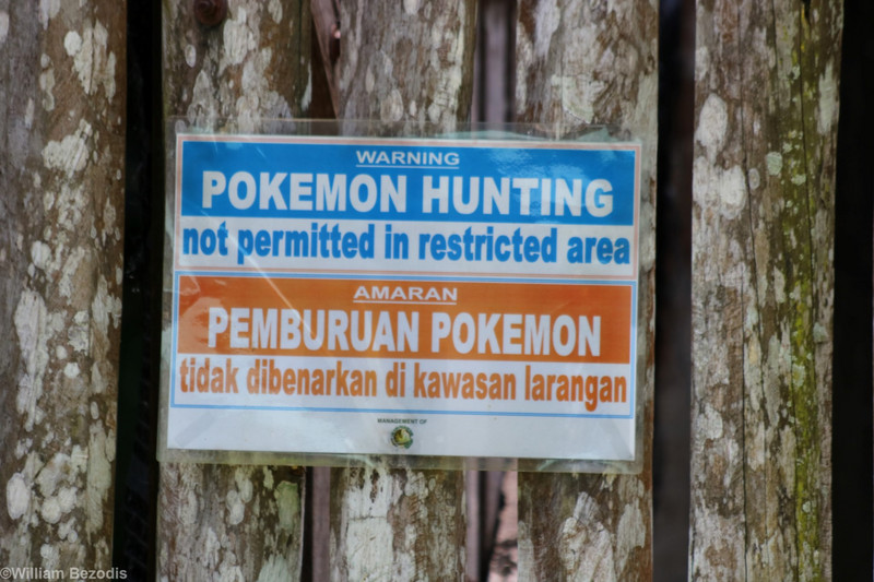 No Pokemon Hunting at Lok Kawi Wildlife Park