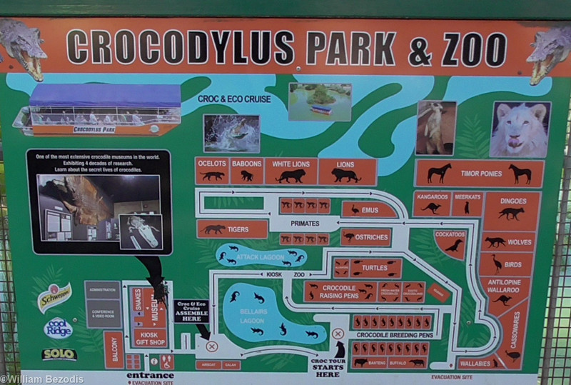 Crocodylus Park Map