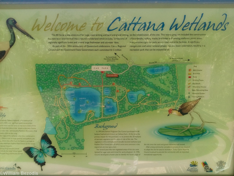 Cattana Wetlands Sign