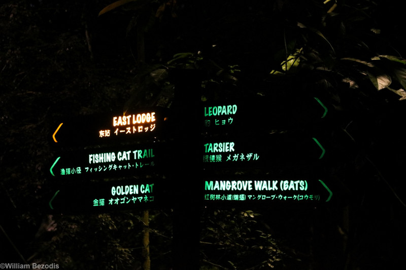 Directional Signage at the Night Safari