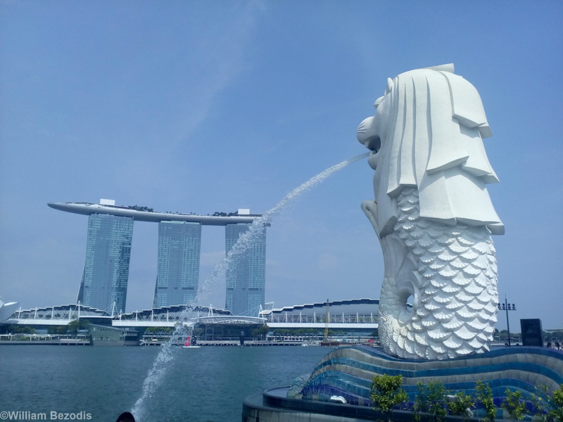 Merlion and Marina Bay Sands