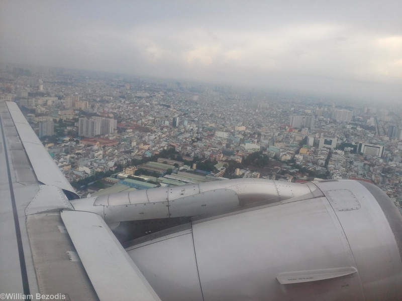 View of Saigon from the Plane