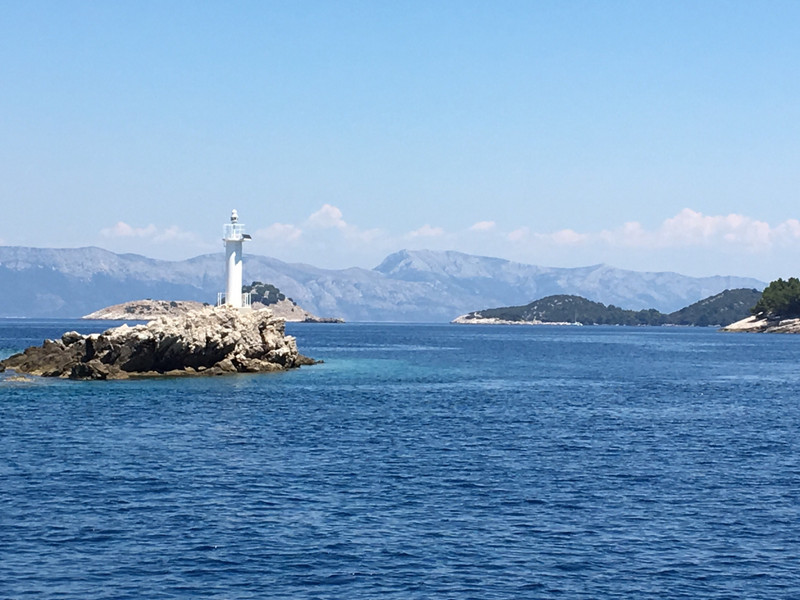 On the way to Mljet