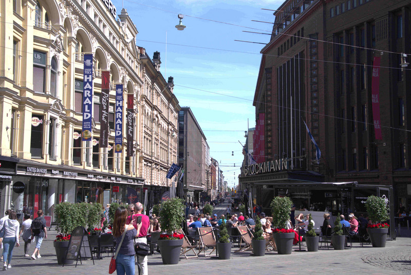 Main Shopping Street in Helsinki