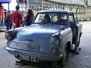 The flying Ford Anglia