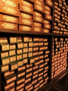 Some of the 17,000+ wand boxes