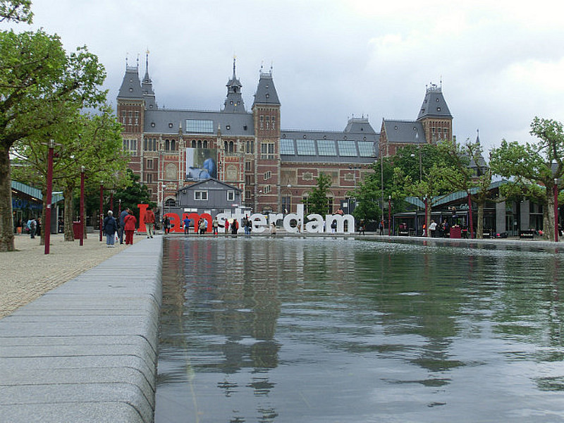 iamsterdam, in front of the Rijksmuseum