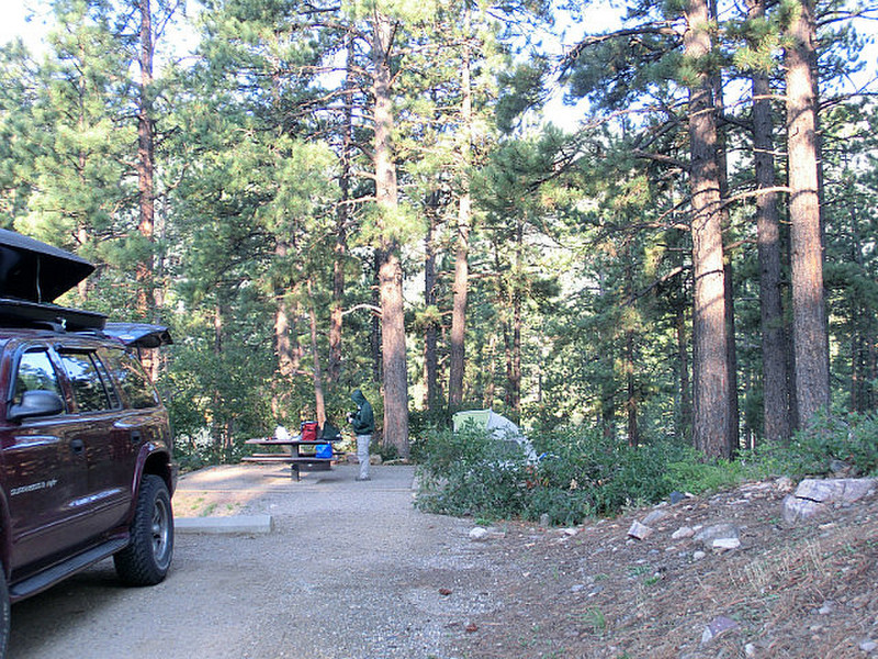 Our campsite at Haviland Lake 