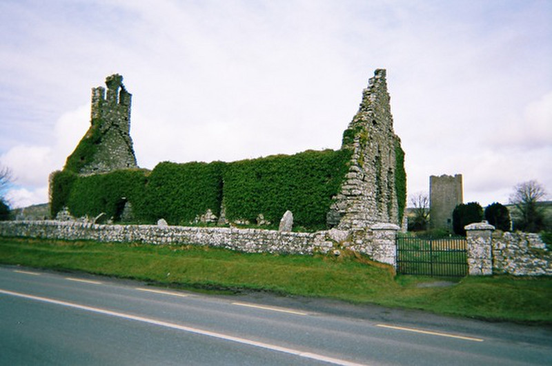 Clomantagh Castle and church ruins